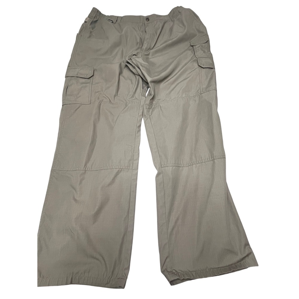 5.11‎ Tactical Mens Khaki Ripstop Cargo Pants 42x32 Tan Multi Pocket Utility